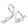 GDOOL 30-Pack 90-Degree Angle 1mm Body Clips Bent Springy Pins WJ07 for All 1/16 1/18 1/20 Scale Model Car Truck Crawler Truck(Silver) view 2