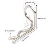 GDOOL 30-Pack 90-Degree Angle 1mm Body Clips Bent Springy Pins WJ07 for All 1/16 1/18 1/20 Scale Model Car Truck Crawler Truck(Silver) view 4