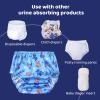 BISENKID 6 Packs Waterproof Rubber Training Pants for Toddlers Potty Training Pants & Good Elastic and Breathable Waterproof Diaper Cover for Potty Training Boys 3t view 4