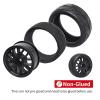 GoHobby 12mm Hex 1/10 On-Road Tires & Wheels  65mm Soft Compound Set with Foam Inserts for Traxxas 4-Tec 2.0 Tamiya TT02 TT01 Drift Cars (4PCS, Unmounted) view 3