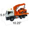 ArtCreativity Light Up Tow Truck, Scale Model with Movable Flat Bed, Lights, Sound, Small Car Toy for Kids, Interactive Toy for Boys and Girls, Ages 3 and Up view 3