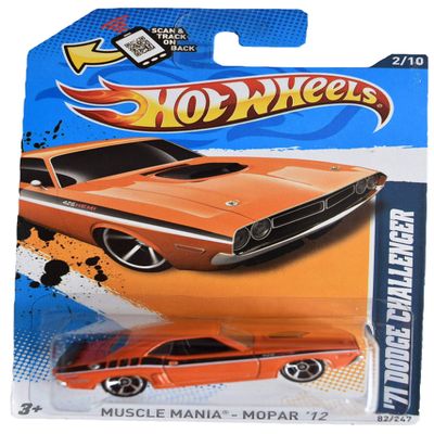 Hot Wheels '71 Dodge Challenger, [Orange/Black] 82/247 2012 Muscle Mania - 2/10