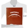 UniKeep Football Themed Trading Card Collection Binder with Trading Card Pages. (Football, Metal Rings) view 3
