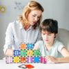 PicassoTiles Window and Door Clip On Magnetic Blocks Magnet Tiles Magnets Building Tile Construction Toy Set STEM Education Toys Learning Kit Stacking Block Playset Boys & Girls Age 3+ PT30 view 2