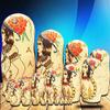QQWW Russian Matryoshka 20-Piece Set of Hand-Painted Wooden Traditional Matryoshka Creative Toys Home Ornaments view 4
