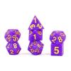 Sharp Edge Silicone Rubber Dice Set: Regal Ricochet view 1