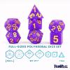 Sharp Edge Silicone Rubber Dice Set: Regal Ricochet view 4