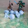 FanRoll 16mm Sharp Edge Silicone Rubber Poly DND Dice Set: Glacial Debris, Role Playing Game Dice for Dungeons and Dragons view 2
