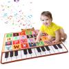 Bluejay Baby Piano Mat, Musical Keyboard Learning Toys with 26 Letters, Electronic Music Animal Touch Play Mat Toddler Toys Gifts for Boys and Girls 1 2 3 Year Old view 1