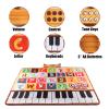 Bluejay Baby Piano Mat, Musical Keyboard Learning Toys with 26 Letters, Electronic Music Animal Touch Play Mat Toddler Toys Gifts for Boys and Girls 1 2 3 Year Old view 3