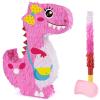 Dinosaur Pinata - Dinosaur Birthday Party Supplies for Girls Kids Dino Themed Party Pinata Bundle Set Perfect Party Game Activity Decoration view 1