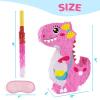 Dinosaur Pinata - Dinosaur Birthday Party Supplies for Girls Kids Dino Themed Party Pinata Bundle Set Perfect Party Game Activity Decoration view 3