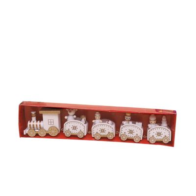 Angoily Christmas Train Decor Christmas Decor Snowman s Train Wooden Window Toys Toy for Kids Childrens Kids Wood s Snowman Xmas Small