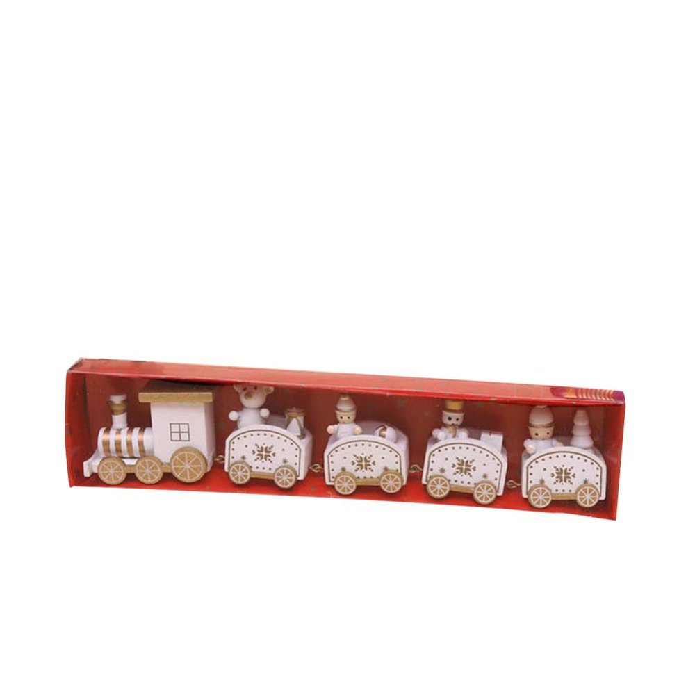Angoily Christmas Train Decor Christmas Decor Snowman s Train Wooden Window Toys Toy for Kids Childrens Kids Wood s Snowman Xmas Small