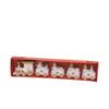 Angoily Christmas Train Decor Christmas Decor Snowman s Train Wooden Window Toys Toy for Kids Childrens Kids Wood s Snowman Xmas Small view 1
