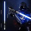 CVCBSER Dueling Lightsaber, 15 Colors Changeable with 12 Mode Sound Effect Premium Metal Handle Sturdy Blade Light Saber (RGB-X-Silver) view 4