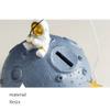 CHENXIANGTA8 Piggy Bank Astronaut's Outer Space Moon Resin Piggy Bank is Very Suitable for Children's Birthday Or Home Decoration and a Beautiful Gift for Children's Day Digital Coin Bank (Size : B) view 3