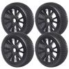 CrazyHobby RC Buggy Wheels and Tires with 17mm Hex for 1/8 Arrma Typhon 6S BLX Losi 8IGHT HPI Racing Trophy Brushless RC Off Road Car, 4PCS view 1