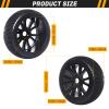 CrazyHobby RC Buggy Wheels and Tires with 17mm Hex for 1/8 Arrma Typhon 6S BLX Losi 8IGHT HPI Racing Trophy Brushless RC Off Road Car, 4PCS view 2