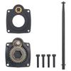 ShareGoo Electric Roto Starter E-Start Backplate Power Back Cover 11012 & Drill Start Wand Power Starter Shaft Rod Pin End 11003 for RC 1/8 HSP HPI Redcat SH 28 Nitro Engine Rotor(Hole Centers 32mm) view 2