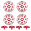 4Pcs ShareGoo RC Brake Disc,Metal Wheel Rim Hex Hub Brake Disc Decoration Compatible with Traxxas UDR Unlimited Desert Racer 1/7 RC RC Car (Red) view 1