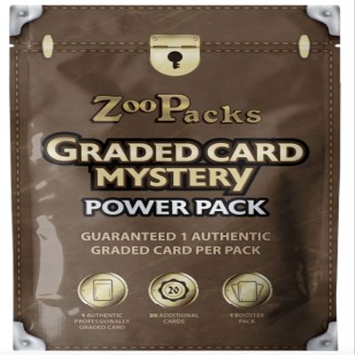 Palos Designs ZooPacks Metazoo Graded Card Mystery Power Pack - Hobby Edition - Series 1 - Each Box Contains 1 Graded MetaZoo Card + 20 Additional Cards + 1 Factory Sealed Card Booster Pack