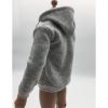 DYNWAVE 1/6 Male Clothes Hoodie Hooded Outfit for 12'' BBI DID Action Figure, Gray view 2
