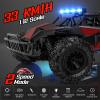 BLUEJAY Remote Control Car, 2.4GHz High Speed 33KM/H RC Cars Toys, 1:12 Monster RC Truck Off Road with LED Headlight and Rechargeable Battery Gifts for Adults Boys 8-12 view 2