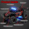 BLUEJAY Remote Control Car, 2.4GHz High Speed 33KM/H RC Cars Toys, 1:12 Monster RC Truck Off Road with LED Headlight and Rechargeable Battery Gifts for Adults Boys 8-12 view 4