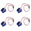 DIYmalls FS90R Continuous Rotation Micro RC Servo 360 Motor Analog 6V for Arduino Microbit Smart Car Robot (Pack of 4) view 1
