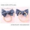 10PCS Corduroy Headband Hair Bows Baby Girl Soft Nylon Band Accessories Newborn Infant Kid Boho Chic Style Bundled Love, One Size view 2