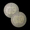 Glamtune Novelty Yes No Challenge Coin Medallion Collector view 1