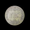 Glamtune Novelty Yes No Challenge Coin Medallion Collector view 2