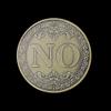 Glamtune Novelty Yes No Challenge Coin Medallion Collector view 3