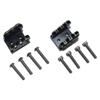 AXIAL RBX10 RYFT Brass Rear AXLE Mount set For Suspension Links (Gold Inlay Version) - 10pc set - GPM RBX009XA [RBX009XA] view 1