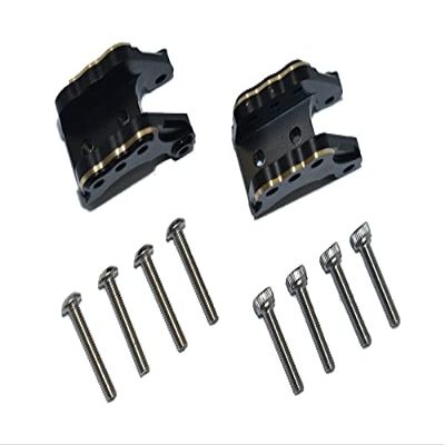AXIAL RBX10 RYFT Brass Front AXLE Mount set For Suspension Links (Gold Inlay Version) - 10pc set - GPM RBX008XA [RBX008XA]
