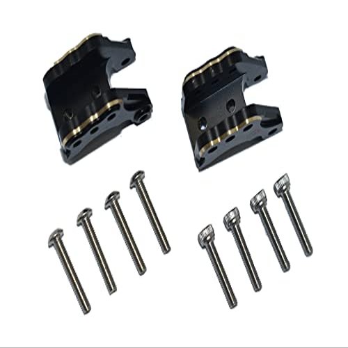 AXIAL RBX10 RYFT Brass Front AXLE Mount set For Suspension Links (Gold Inlay Version) - 10pc set - GPM RBX008XA [RBX008XA]
