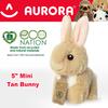 AURORA, 35074, Eco Nation Mini Tan Bunny, 5In, Soft Toy, Brown view 4