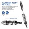 FriHobby RC Big Bore Shocks All Metal Shock Absorber Front Rear Damper Upgrade Parts for Traxxas 1/10 Slash 4x4 Rustler 4X4 Stampede 4X4 Hoss 4X4 Replace 5862 (Gray) view 2