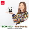 AURORA, 35070, Eco Nation Mini Panda, 5In, Soft Toy, Black & White view 3