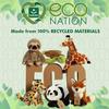 AURORA, 35070, Eco Nation Mini Panda, 5In, Soft Toy, Black & White view 4
