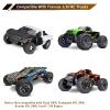 FriHobby RC Big Bore Shocks All Metal Shock Absorber Front Rear Damper Upgrade Parts for Traxxas 1/10 Slash 4x4 Rustler 4X4 Stampede 4X4 Hoss 4X4 Replace 5862 (Red) view 3