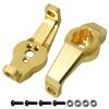 FriHobby Brass Front C-Hub Carrier Caster Blocks Portal Drive Upgrades for TRX-4 1/10 RC Crawler view 1