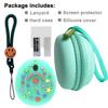 JCHPINE Hard Carrying Case and Silicone Cover Compatible with Tamagotchi Pix Interactive Virtual Pet Game Machine, Screen Film Protector for Tamagotchi Pix Accessories (Green) view 2
