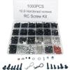 1000pcs Universal RC Screw Kit Screws Assortment Set, Hardware Fasteners for Traxxas Axial Redcat HPI Arrma SCX10 Losi 1/8 1/10 1/12 1/16 Scale RC Cars Trucks Crawler (1000pcs RC Screws) view 1