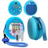 JCHPINE Hard Carrying Case and Silicone Cover Compatible with Tamagotchi Pix Interactive Virtual Pet Game Machine, Screen Film Protector for Tamagotchi Pix Accessories (Blue) view 1