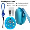 JCHPINE Hard Carrying Case and Silicone Cover Compatible with Tamagotchi Pix Interactive Virtual Pet Game Machine, Screen Film Protector for Tamagotchi Pix Accessories (Blue) view 2