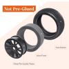 FriHobby 1/8 Scale RC Buggy Tires w/Foam Inserts and 17mm Hex Wheels for Arrma Typhon 6S 3s Blx Losi 8ight HPI Vorza Hobao Hyper Kyosho Inferno, Set of 4 view 2