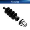 Heyiarbeit 42mm RC Boat Waterproof Push Rod Rubber Seal Bellow with Aluminum Mount for RC Boat 2pcs view 3