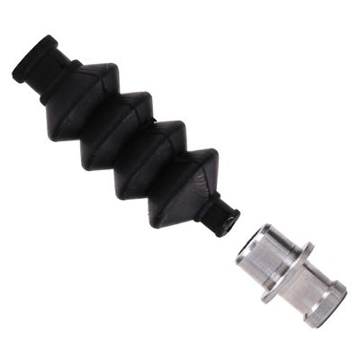Heyiarbeit 32mm RC Boat Waterproof Push Rod Rubber Seal Bellow with Aluminum Mount for RC Boat 2 Sets